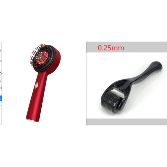 Red Light Anti-Slip Electric Scalp Massage Comb