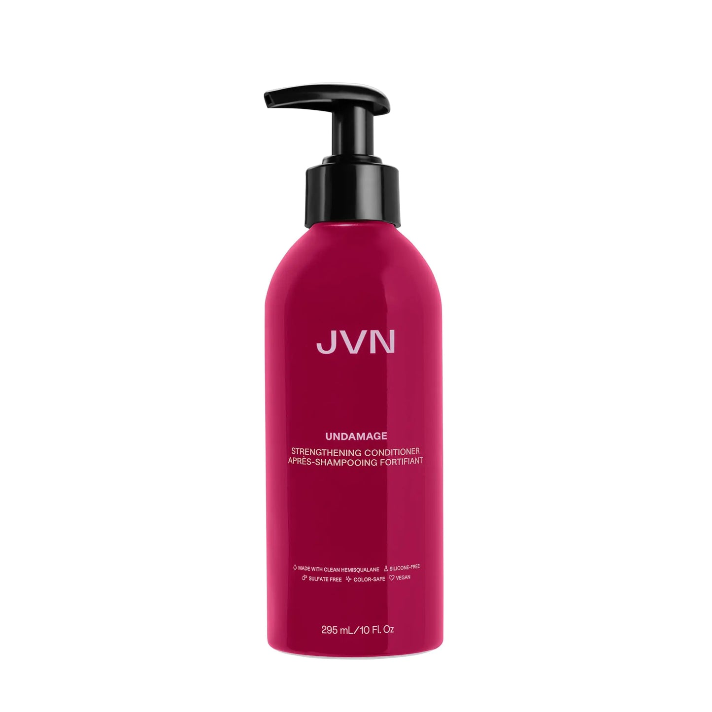 JVN Undamage Strengthening Conditioner Reparative Conditioner for Dry Hair Smooths Strands and Repairs Hair Sulfate Free (10 Fl Oz)