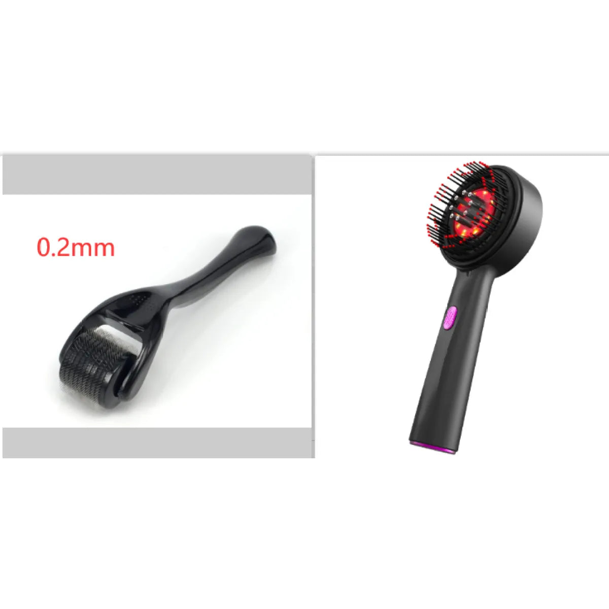 Red Light Anti-Slip Electric Scalp Massage Comb