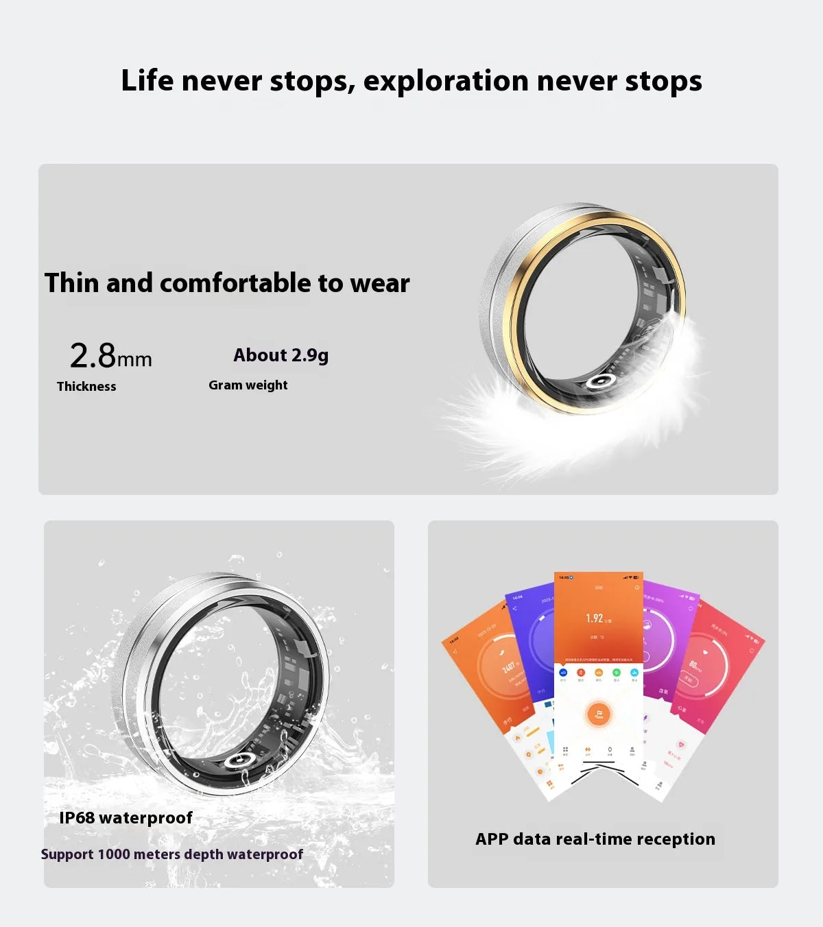 Smart Ring – Health & Fitness Tracker