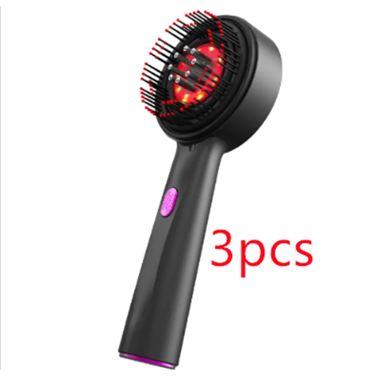 Red Light Anti-Slip Electric Scalp Massage Comb